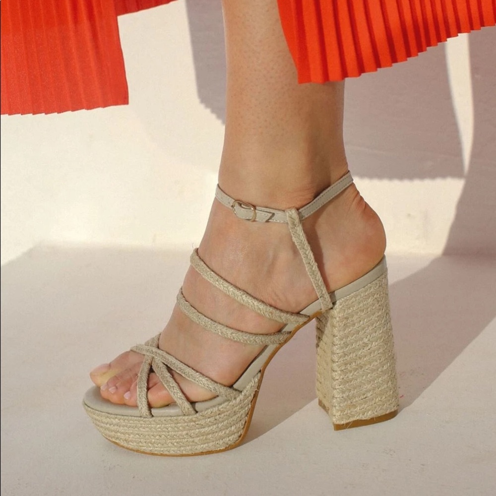 Alohas brand new in box Carioca heels sandal 38